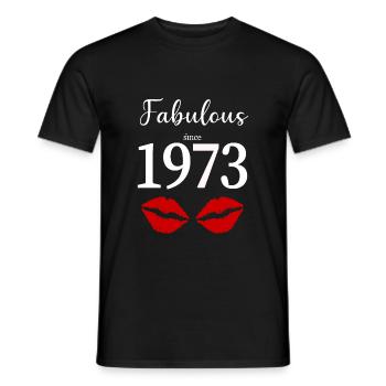 1973 - T-shirt homme - noir - Devant - AI Model Male 178 light (178cm)