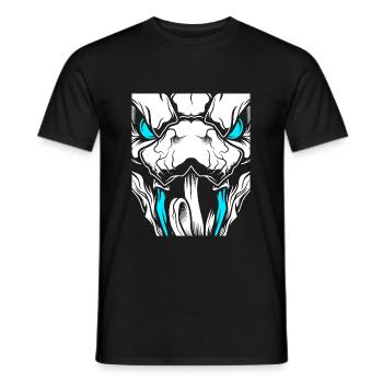 Skull serpent Halloween - T-shirt homme - noir - Devant - AI Model Male 178 light (178cm)