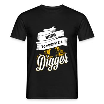 Pelles - T-shirt homme - noir - Devant - AI Model Male 178 light (178cm)