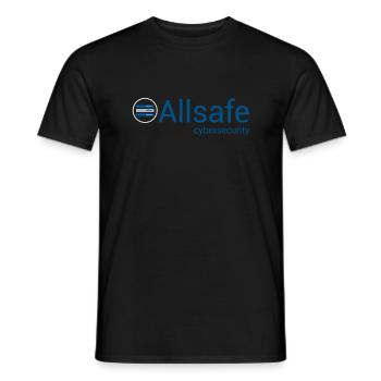 Mr Robot - Allsafe Cybersecurity - Men's T-Shirt - black - Front - AI Model Male 178 light (178cm)