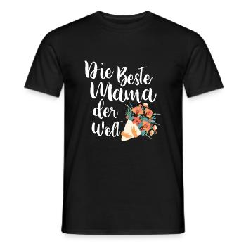 Die Beste Mama der Welt Muttertag - Männer T-Shirt - Schwarz - Vorne - AI Model Male 178 light (178cm)