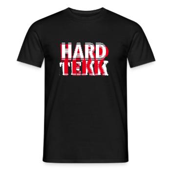 Hard Tekk - T-shirt homme - noir - Devant - AI Model Male 178 light (178cm)