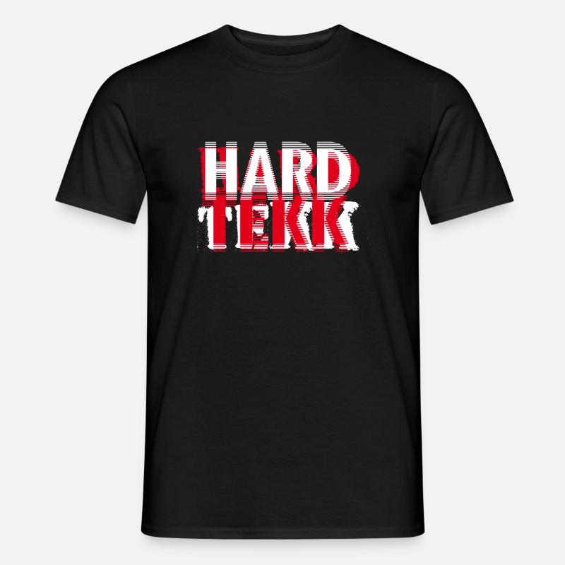 Hard Tekk - Männer T-Shirt - Schwarz