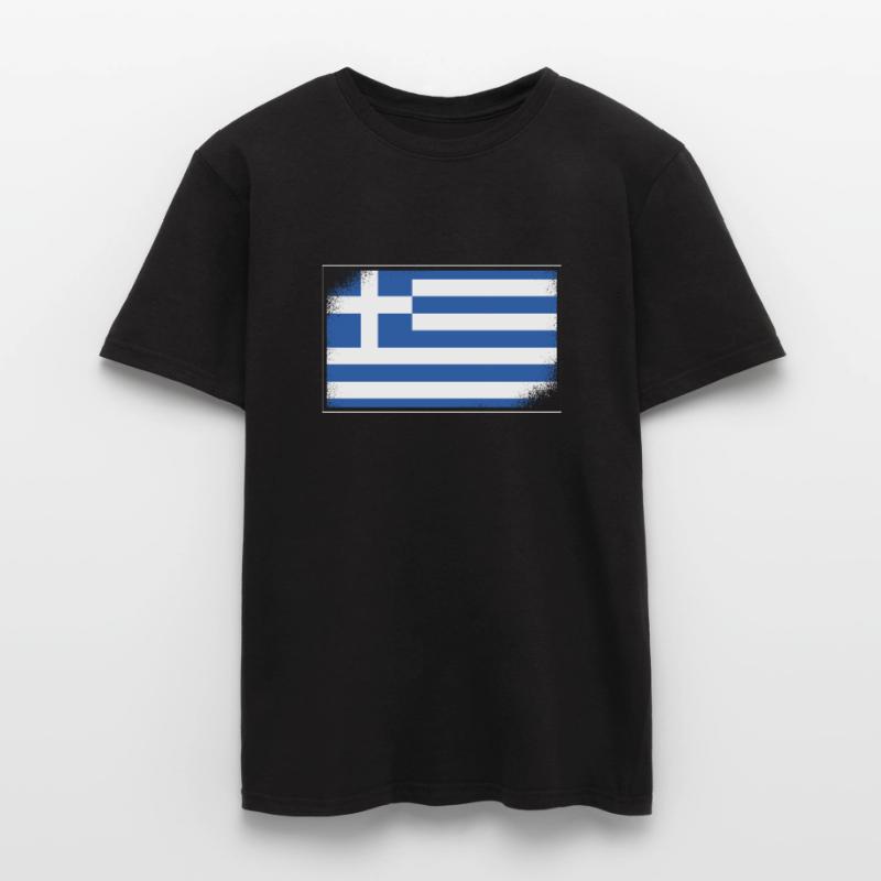 Drapeau de la Grèce Hellas Athènes Drapeau de la Grèce T-shirt homme
