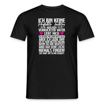 perfekte Tocher Vater Liebe bester Freund - Männer T-Shirt - Schwarz - Vorne - AI Model Male 178 light (178cm)