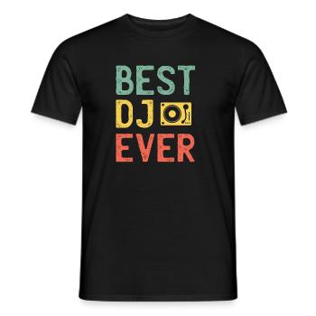 Meilleur DJ de tous les temps - T-shirt homme - noir - Devant - AI Model Male 178 light (178cm)
