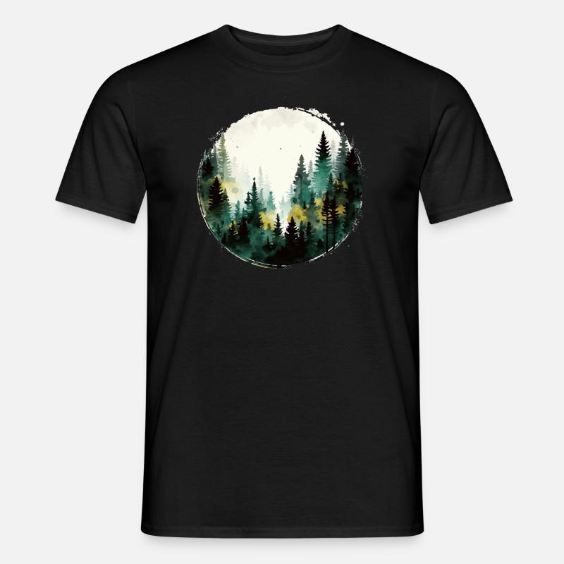 Forest - Men’s T-shirt - black