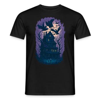 Conception effrayante de fan de films d’horreur - T-shirt homme - noir - Devant - AI Model Male 178 light (178cm)