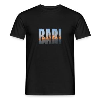 Bari Italie - T-shirt homme - noir - Devant - AI Model Male 178 light (178cm)