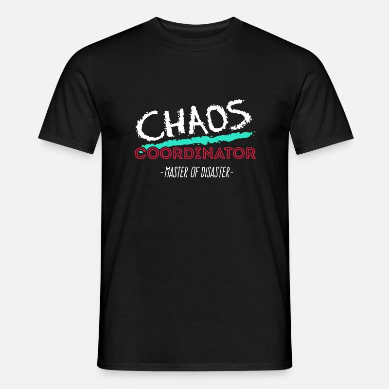 Chaos Coordinator 3C - Männer T-Shirt - Schwarz