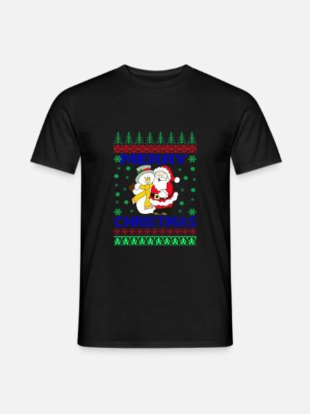 MERRY CHRISTMAS - Men's T-Shirt - black
