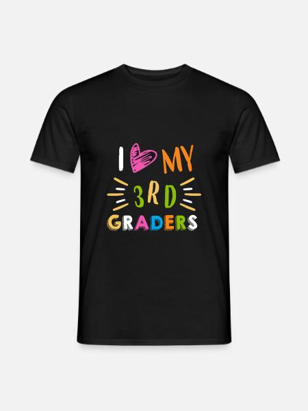 3e classe - T-shirt homme - noir