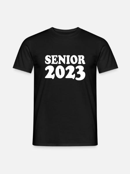 Senior 2023 - Männer T-Shirt - Schwarz