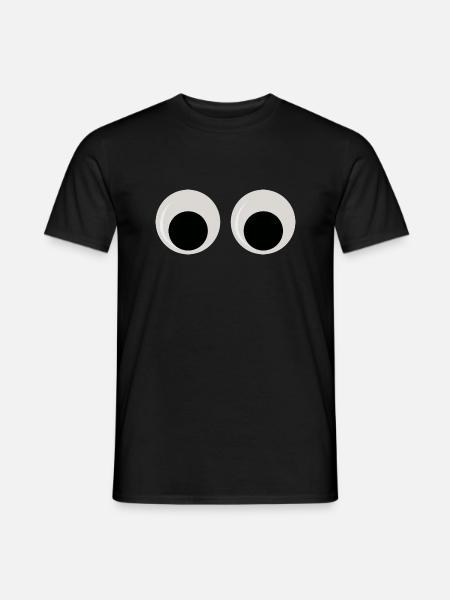 Wackelaugen - Men's T-Shirt - black