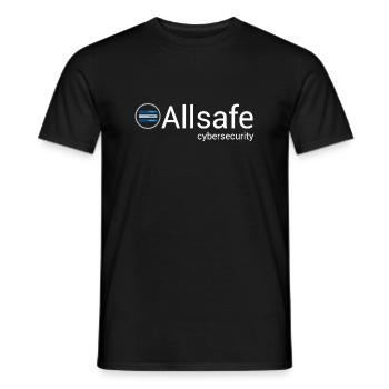 Mr Robot - Allsafe Cybersecurity - Men's T-Shirt - black - Front - AI Model Male 178 light (178cm)
