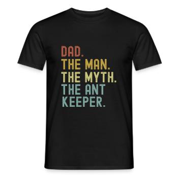 Ant - Men's T-Shirt - black - Front - AI Model Male 178 light (178cm)