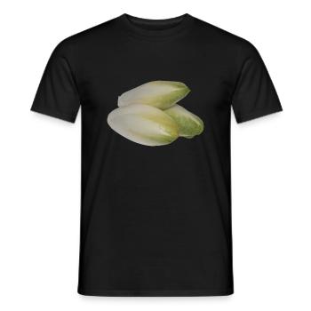 laitue salade de laitue Halloween légumes vegetables12 - T-shirt homme - noir - Devant - AI Model Male 178 light (178cm)