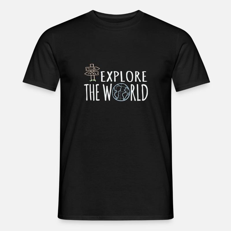 Explore The World - Men’s T-shirt - black