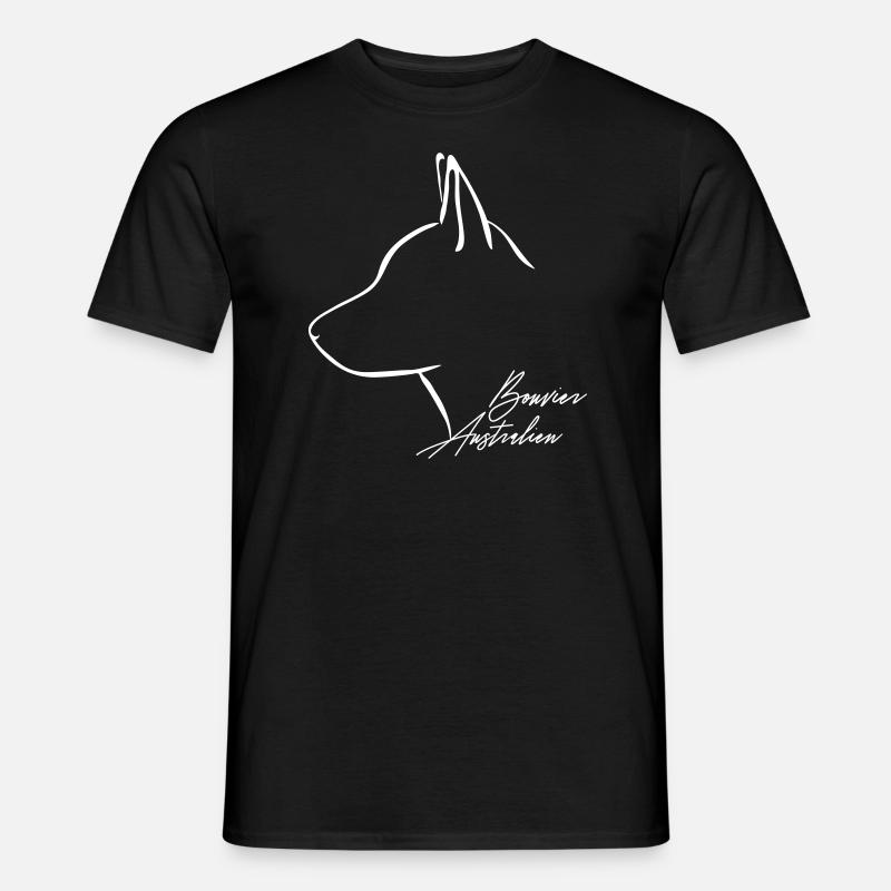 BOUVIER AUSTRALIEN Profil Wilsigns - Männer T-Shirt - Schwarz