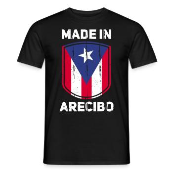 Puerto Rico - Männer T-Shirt - Schwarz - Vorne - AI Model Male 178 light (178cm)