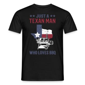 BBQ - Männer T-Shirt - Schwarz - Vorne - AI Model Male 178 light (178cm)