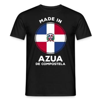 République dominicaine - T-shirt homme - noir - Devant - AI Model Male 178 light (178cm)