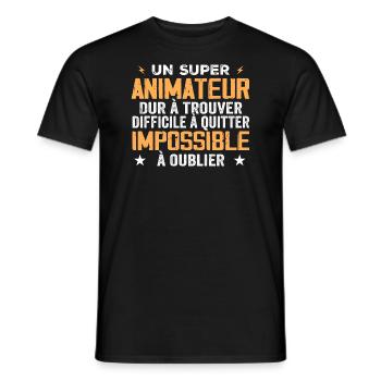Super Entertainer - Männer T-Shirt - Schwarz - Vorne - AI Model Male 178 light (178cm)