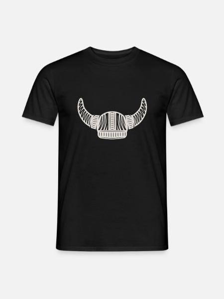 Viking helmet - Men's T-Shirt - black