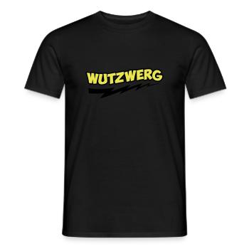 Wutzwerg - Männer T-Shirt - Schwarz - Vorne - AI Model Male 178 light (178cm)