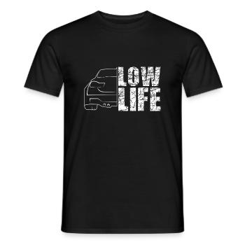 Low Life Tuning - Men's T-Shirt - black - Front - AI Model Male 178 light (178cm)