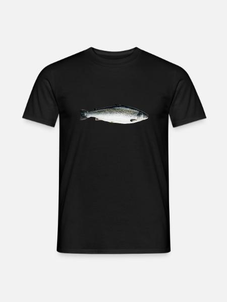 salmon - Men's T-Shirt - black