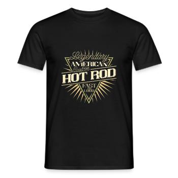 Hot rod - T-shirt homme - noir - Devant - AI Model Male 178 light (178cm)