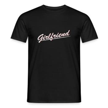 Cadeau Petite amie Petit ami PartnerLook - T-shirt homme - noir - Devant - AI Model Male 178 light (178cm)