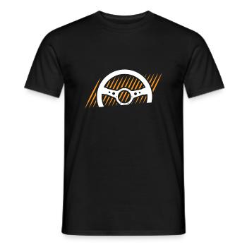 Instructeur de conduite - T-shirt homme - noir - Devant - AI Model Male 178 light (178cm)