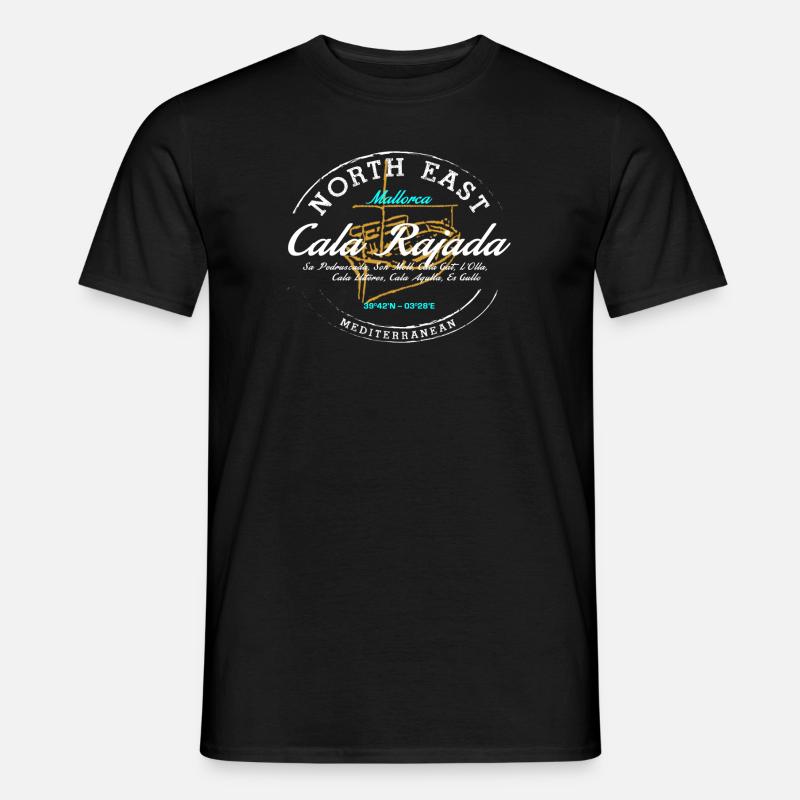 Cala Rajada - Männer T-Shirt - Schwarz