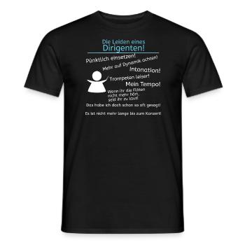 La souffrance d'un orchestre en cadeau - T-shirt homme - noir - Devant - AI Model Male 178 light (178cm)