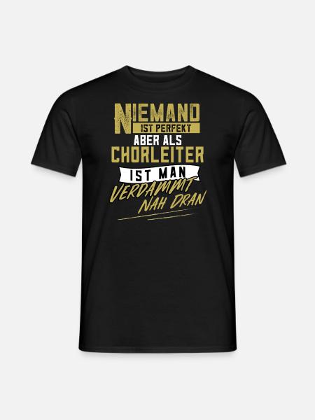 Chorleiter Dirigent Chor Gesangschor Geschenk - Männer T-Shirt - Schwarz
