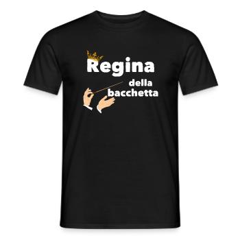 Regina della bacchetta Bigliettaia Orchestra Coro - Männer T-Shirt - Schwarz - Vorne - AI Model Male 178 light (178cm)