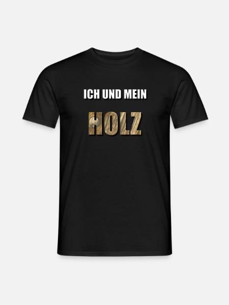 MOI ET MON BOIS - T-shirt homme - noir