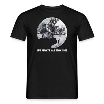 dépression - T-shirt homme - noir - Devant - AI Model Male 178 light (178cm)