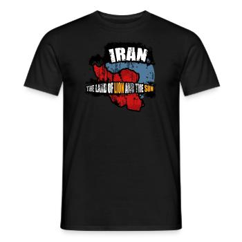 Iran. Teheran - Männer T-Shirt - Schwarz - Vorne - AI Model Male 178 light (178cm)