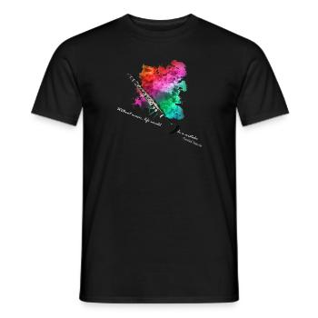 clarinette - T-shirt homme - noir - Devant - AI Model Male 178 light (178cm)