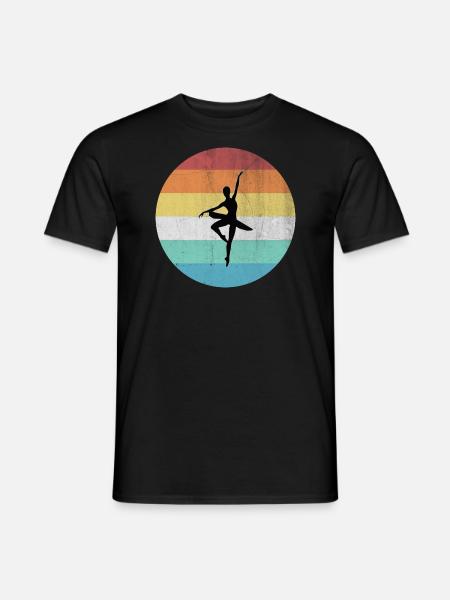Ballerina - Männer T-Shirt - Schwarz