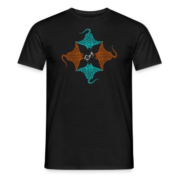 Raie - T-shirt homme - noir - Devant - AI Model Male 178 light (178cm)