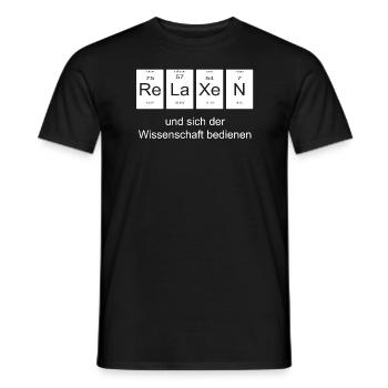 scientifiques Vautours Tableau périodique Don nerd - T-shirt homme - noir - Devant - AI Model Male 178 light (178cm)