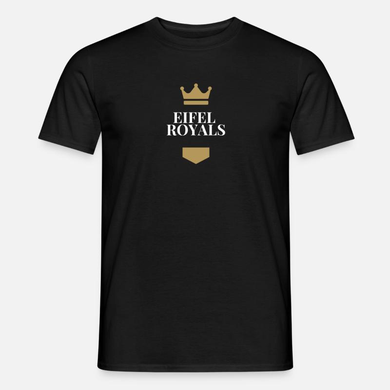 Eifel Royals Design T Shirt - Männer T-Shirt - Schwarz