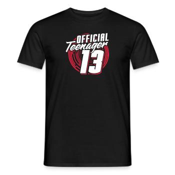 adolescent - T-shirt homme - noir - Devant - AI Model Male 178 light (178cm)
