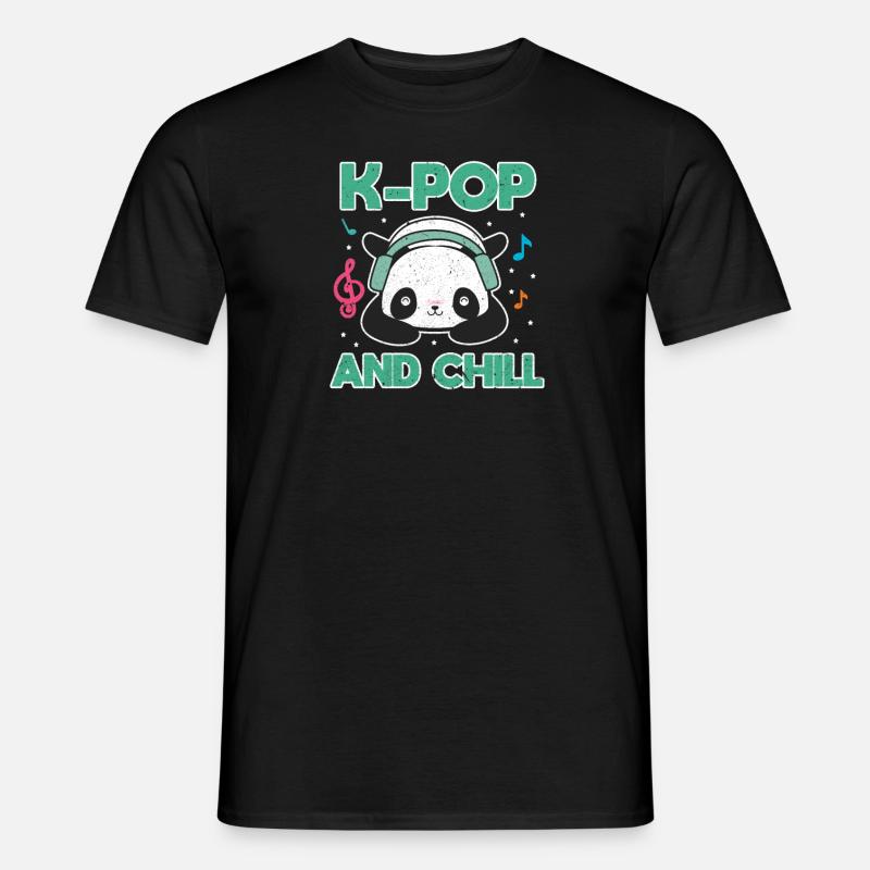 K-Pop - Männer T-Shirt - Schwarz