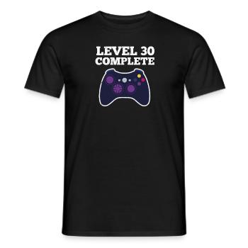 30ème anniversaire - T-shirt homme - noir - Devant - AI Model Male 178 light (178cm)