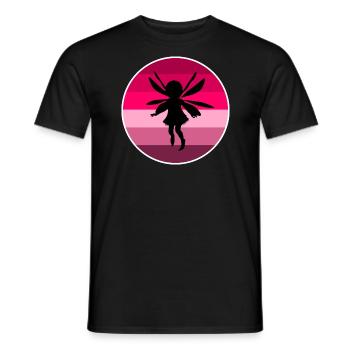 fairy - Men's T-Shirt - black - Front - AI Model Male 178 light (178cm)
